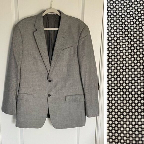 Armani Gray 2-Button Sport Coat Blazer nbnn - Picture 1 of 16
